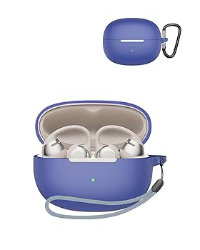 TOZO T20用 イヤホンケース シリコン カラビナ付き Amazon.com: Compatible with TOZO T20 Case Cover, Soft